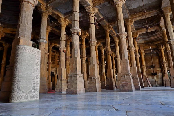 Mosquée Jama Masijd Makaraba Ahmedabad Dans État Indien Gujarat — Photo