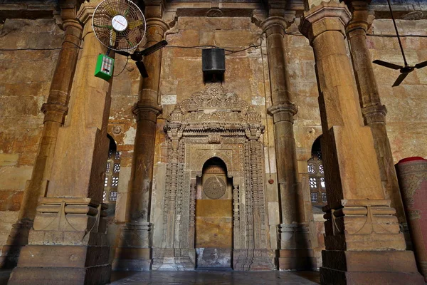 Makaraba Jama Masijd Cami Gujarat Hint Devlet Ahmedabad — Stok fotoğraf