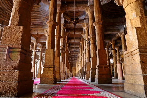 Jama Masijd Mosque Makaraba Ahmedabad Indiase Deelstaat Gujarat — Stockfoto