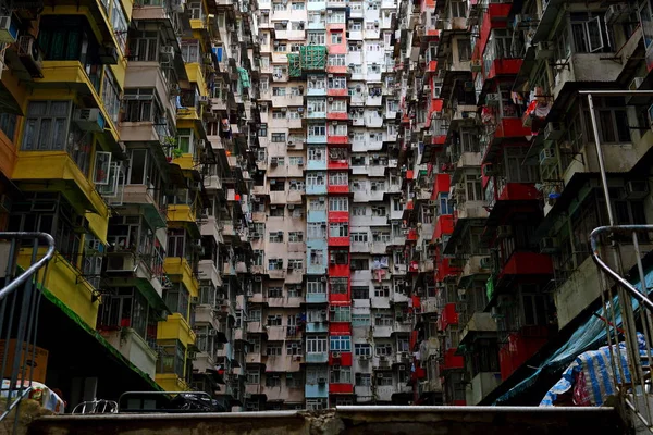 Παλαιά Δημόσια Κατοικημένα Ακίνητα Στο Χονγκ Κονγκ Κίνα — Φωτογραφία Αρχείου