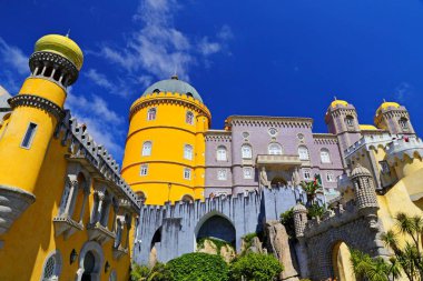 Sintra Pena sarayı, Portekiz (Parque e Palacio Nacional da Pena), Unesco Dünya Mirası.