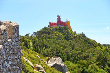 Sintra Pena sarayı, Portekiz (Parque e Palacio Nacional da Pena), Unesco Dünya Mirası.