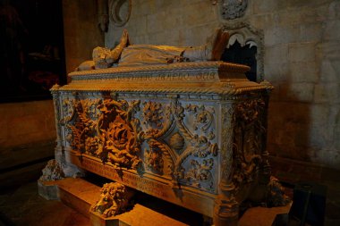 Mosteiro dos Jeronimos Lizbon Belem, Portekiz tarihi manastır (Unesco Dünya Mirası)