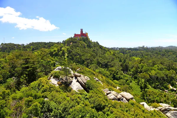 Der Pena Palast Sintra Portugal Parque Palacio Nacional Pena Unesco — Stockfoto