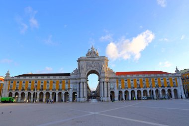 Praca do Comercio (ünlü Ticaret Meydanı) Lizbon, Portekiz