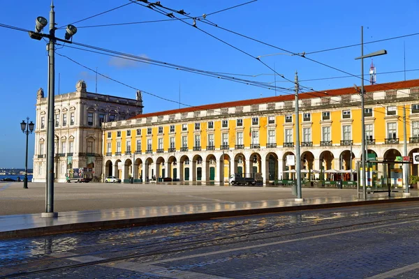 The Praca do Comercio (the famous Commerce Square) in Lisbon, Portugal