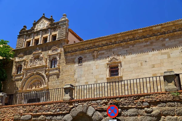 Tradicional Calle Española Antigua Histórica Ciudad Toledo España — Foto de Stock