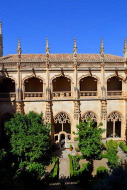 San Juan de los Reyes Manastırı 'nın gotik kubbesi ya da İspanya' nın Toledo kentindeki Aziz John Manastırı..