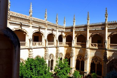 San Juan de los Reyes Manastırı 'nın gotik kubbesi ya da İspanya' nın Toledo kentindeki Aziz John Manastırı..