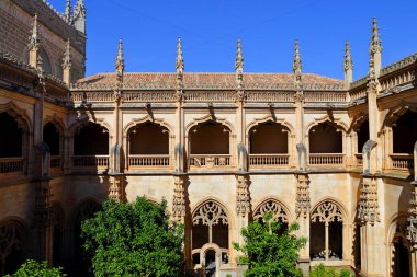 San Juan de los Reyes Manastırı 'nın gotik kubbesi ya da İspanya' nın Toledo kentindeki Aziz John Manastırı..