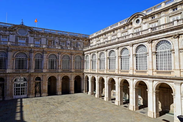 Interiér Palacio Real Madrid Královský Palác Obřadní Rezidencí Královské Španělštiny — Stock fotografie