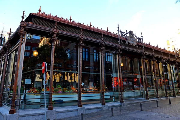 Market San Miguel Mercado San Miguel Madrid Spain Morning — Stock Photo, Image