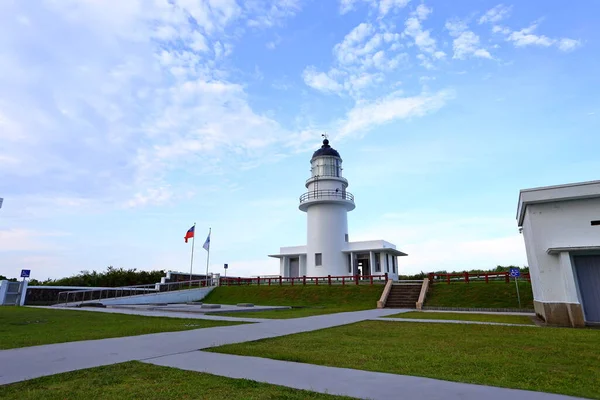 Sandiaojiao Lighthouse Located New Taipei City Taiwan Also Known Cape — Stock Photo, Image