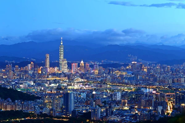 Modern City Taipei Buildings Cityscapes View Capital Taiwan — Stock Photo, Image