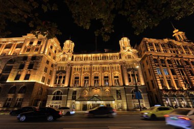 The Bund (Waitan) Şangay, Çin 'de bulunan liman kenarı tarzı binalar..