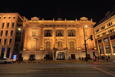 The Bund (Waitan) Şangay, Çin 'de bulunan liman kenarı tarzı binalar..
