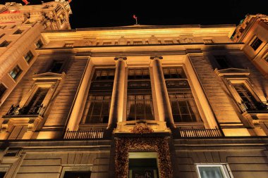 The Bund (Waitan) Şangay, Çin 'de bulunan liman kenarı tarzı binalar..