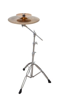 Beyaz arka plan üzerinde izole müzik aleti plakaları