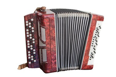 Bayan Beyaz arka plan üzerinde izole klasik müzik
