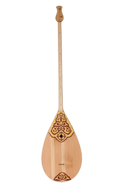 Dombra Ist Ein Musikinstrument Zwei Saiten Birnenförmigen Langen Hals Holz — Stockfoto