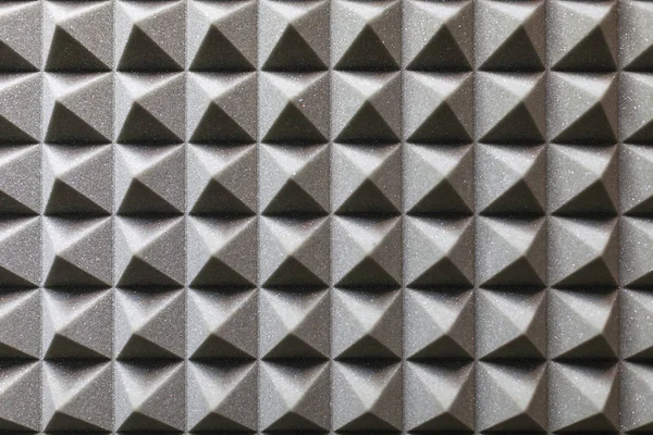 the texture of the polyurethane foam to isolate sound