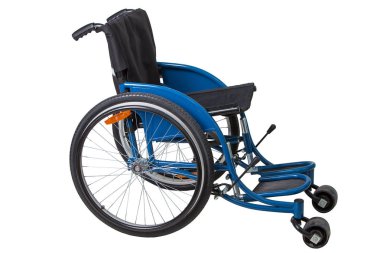 tekerlekli sandalye beyaz arkaplanda izole edildi