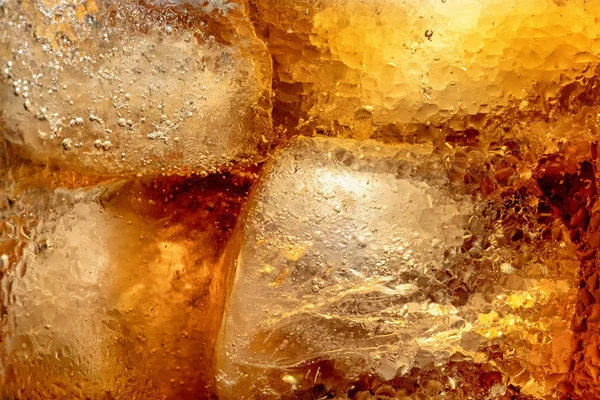 Texture Drink Ice Close — Stock Photo, Image