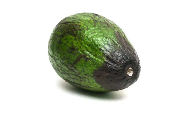 Avocado Geïsoleerd Witte Achtergrond — Stockfoto