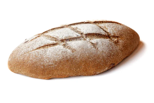 白背景下隔离的面包卷 — 图库照片