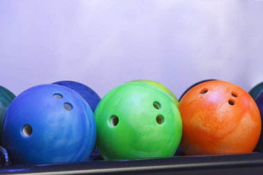 bowling topları yakın çekim