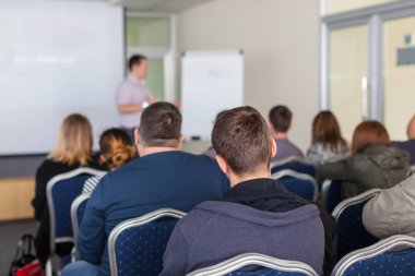 Konferans salonu bir konferansta görüntüsünü