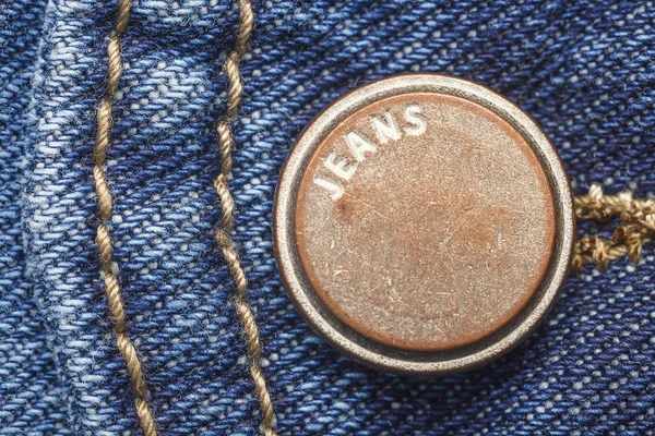 kot yakın çekim, mavi jeans, doku metal düğme