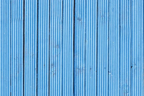 Текстура Голубой Гофрированной Деревянной Стены — стоковое фото
