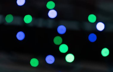 bokeh texture blurred background of multicolored lights, back blurred background