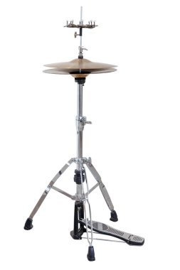 Beyaz arka plan üzerinde izole klasik müzik enstrüman plaka