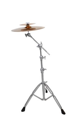 Beyaz arka plan üzerinde izole klasik müzik enstrüman plaka