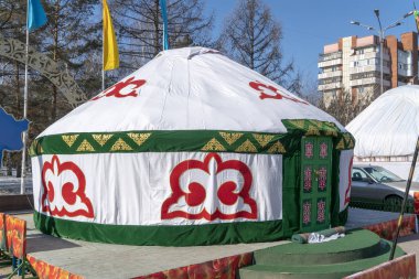 Beyaz yurt, Kazakça göçebe kabilelerin konut