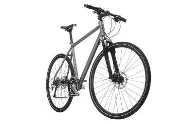 Beyaz arka planda izole spor bisiklet