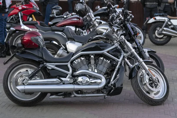 Tscheljabinsk Russland Juli 2019 Geparkte Harley Davidson Motorräder Harley Davidson — Stockfoto