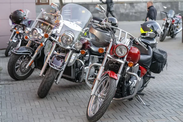 Tscheljabinsk Russland Juli 2019 Geparkte Harley Davidson Motorräder Harley Davidson — Stockfoto