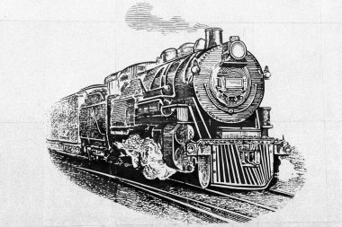 Chelyabinsk, Rusya-Temmuz 23, 2019: eski bir buhar Lokomotive istasyonda grafik gösterimi