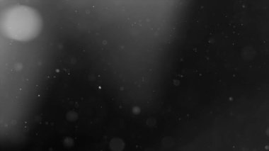 İzole bulut siyah arka plan kabarcık Bokeh toz