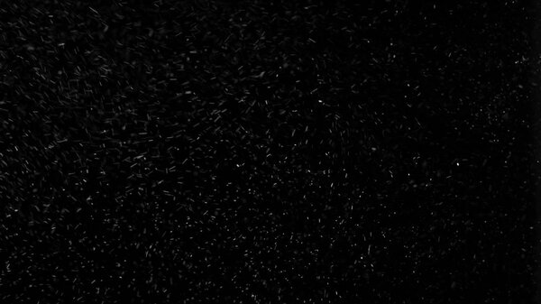 Dust Cloud Isolated Black Background Bubble Bokeh