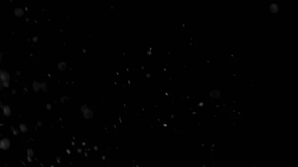 Пылевое облако изолированный черный пузырь bokeh — стоковое фото