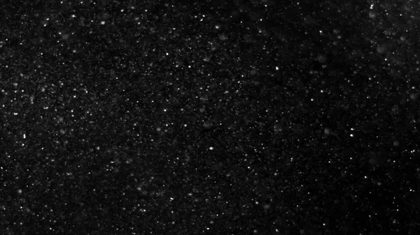 Dust Cloud Isolated Black Background Bubble Bokeh — Stock Photo, Image