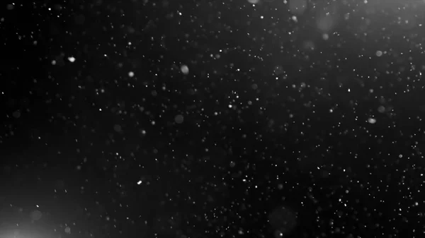 Dust Cloud elszigetelt fekete háttér buborék Bokeh — Stock Fotó