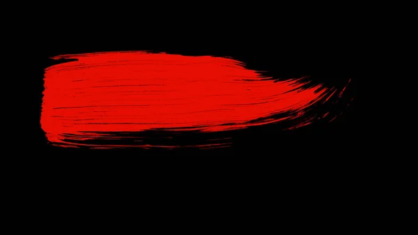 Красный цвет кисти . — стоковое фото