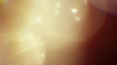 Stüdyoda Siyah Arkaplan Üzerine Gerçek Lens Fişeği Çekimi