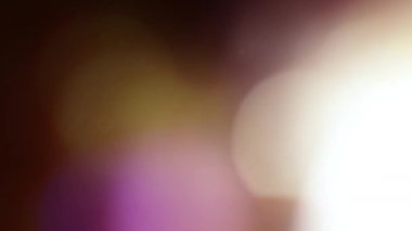 Stüdyoda Siyah Arkaplan Üzerine Gerçek Lens Fişeği Çekimi