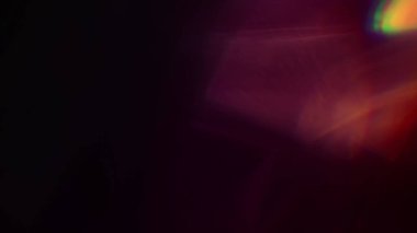 Stüdyoda Siyah Arkaplan Üzerine Gerçek Lens Fişeği Çekimi